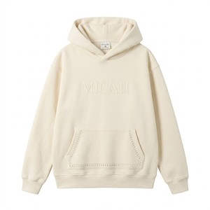 Sweat-shirts à épaules tombantes unisexes personnalisés Streetwear 500g Épaissis Logo brodé 3D Motif imprimé Homme Poids lourd - Product Image 2