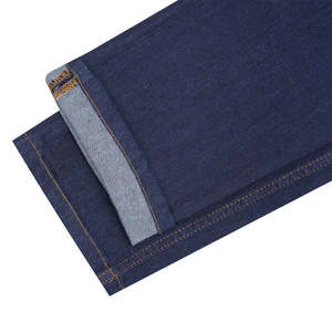 Best Selling High Street 100% Cotton Midweight Embroidery Denim <b>Pants</b> Solid Color Stretchy Denim Jeans <b>Pants</b> - Product Image 4