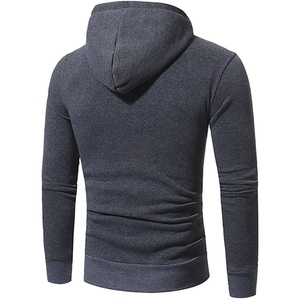 Sweat à capuche en coton polaire pull en éponge française de haute qualité pour hommes sweats à capuche brodés avec impression personnalisée en gros - Product Image 3