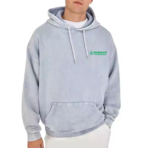 Sweat-shirt en molleton de coton épais 500 g/m² / French Terry, couleur personnalisée, hiver, uni, unisexe, coupe ample, à capuche - Product Image 2