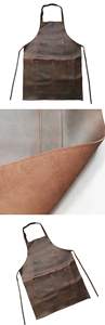 Delantales de Cuero Genuino Resistentes al Agua y Duraderos de la Marca SunYue para Trabajo, Barbacoa, Soldadura, Delantales para Carnicero - Product Image 5