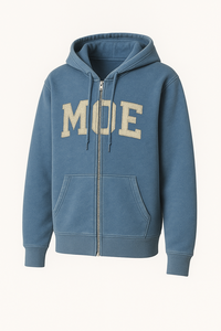 Sweat-shirt à capuche tendance streetwear entièrement orné de strass, logo personnalisé effet vieilli, coton 400+ GSM, fabrication OEM de vêtements - Product Image 4