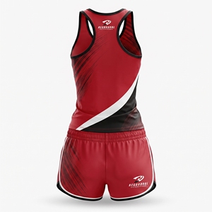 Ensemble short et haut sans manches pour femme, tenue athlétique élégante en deux pièces, tissu respirant, vêtements décontractés d'été - Product Image 5