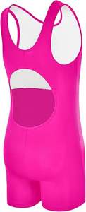 Traje de Baño Deportivo de Una Pieza Personalizado para Mujer, Traje de Entrenamiento de Spandex/Poliéster de Secado Rápido, Transpirable, Elástico y Ligero para la Playa - Product Image 3