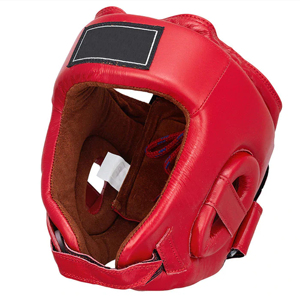 Best Seller Adjustable Professional Boxing Training Head Guard Custom Genuine Leather <b>Face</b> Protector Boxing Headgear - Product Image 3