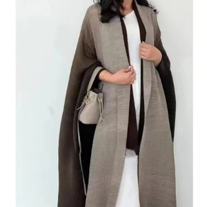 Women's Long Sleeve Anti-Wrinkle Lightweight Breathable Floor Length <b>Abaya</b> - Product Image 5