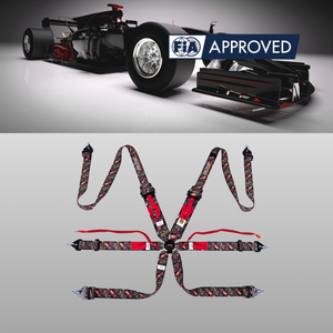 SPORT PLUS 5 FIA 8853 2016 Racing Harness 6 <b>Point</b> Ultra <b>Light</b> Adjuster OEM ODM Custom Logo Color Wholesale Motorsport - Product Image 1