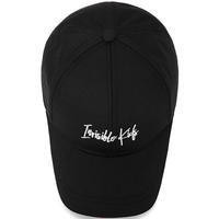 Topi Baseball 6 Panel Trouble Kids Pria, Bordir Logo Katun, Gaya Jalanan, Snapback, Hitam, Kasual, Grosir
