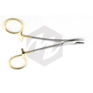 Premium Derf Needle Holder <b>Tungsten</b> Carbide Jaws Surgical Grade Medic Instruments Micro Needle Holder Suturing 5" Length Dental - Product Image 2