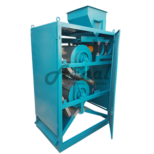 Tambour séparateur magnétique pour l'élimination des contaminants ferreux, équipement de traitement des minerais, machine industrielle robuste - Product Image 1