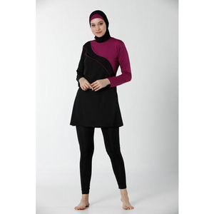 <b>modest</b> swimwear full coverage <b>set</b> with lightweight quick dry fabric for comfortable beach and pool use <b>modest</b> swimwear - Product Image 4