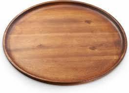 Planche à découper en bois ronde de 12 pouces avec poignée, faible MOQ, logo/design personnalisable, design élégant, modèle de marque CB1563 - Product Image 3