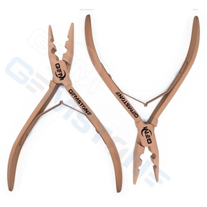 Pinza Profesional de Acero Inoxidable para Extensiones de Cabello - 5.5 Pulgadas, 2 Orificios de 5mm y 4mm, Herramienta para Remover Anillos Micro y Adhesivos de Queratina - Product Image 4