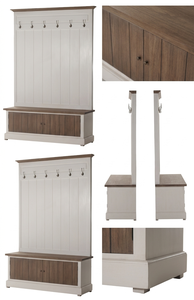 Gabinete Viona de Madera Maciza Hecho a Mano, Estilo Japandi, Ecológico, Duradero, Acabado Natural, Solución de Almacenamiento Compacta - Product Image 6