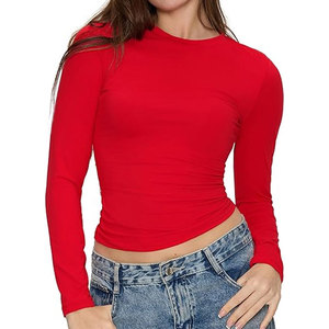 Ropa Deportiva de Manga Larga, Estilo 2026, Tops de Compresión para Mujer, Tops de la Mejor Calidad - Product Image 1