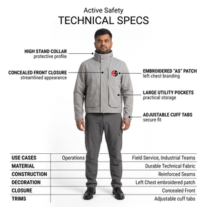 Custom Men's <b>Waterproof</b> Breathable Softshell Jacket Windproof Outdoor Workwear Utility Coat OEM Wholesale Blank Jacket Supplier - Product Image 5