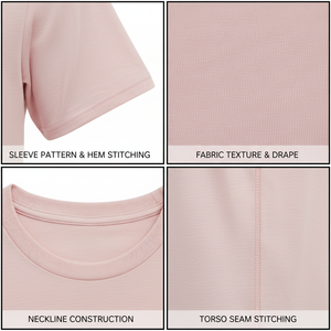 T-shirt tissé pour homme de haute qualité, couleur unie, nouveau design, décontracté, sportif, séchage rapide, respirant, manches courtes - Product Image 6