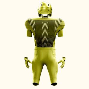 Maillots de football américain style entraînement, design original du fournisseur, nom de l'équipe, 100 % polyester, séchage rapide, respirant, adulte, OEM - Product Image 4