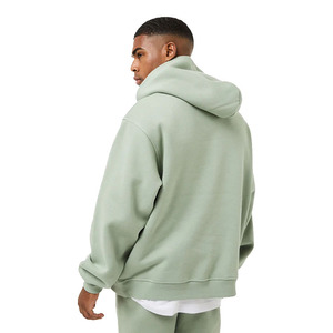 Sudadera con Capucha Personalizada de Otoño, Hombros Caídos, Corte Regular, Felpa, Alta Calidad, Estilo Urbano, 310 gramos, 100% Algodón - Product Image 2