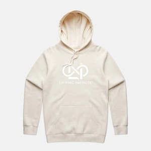 เสื้อฮู้ดแบบสวม Unisex รุ่น Lifting Infinite สีดำ ผ้าฝ้ายเฟรนช์เทอร์รี่ มีโลโก้ด้านหน้า มีกระเป๋าเสื้อ สไตล์ลำลอง สตรีทแวร์ เหมาะสำหรับใส่ในฤดูใบไม้ร่วง แห้งเร็ว - Product Image 3