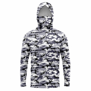 Performance Mens Hooded Fishing Shirt Outdoor Activewear OEM ODM Clothing Factory - Product Image 6