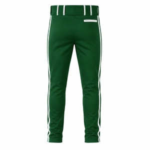 Pantalon d'uniforme de baseball pour jeunes avec genouillères rembourrées, double tricot, impression personnalisée, taille élastique, fournisseur OEM en gros - Product Image 3
