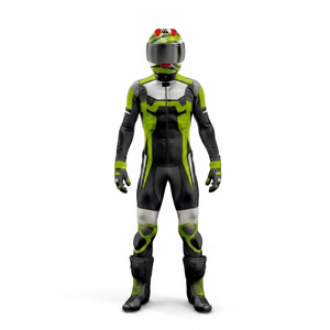 ชุดมอเตอร์ไซค์ Alex Lowes Rawasaki Bimota Team สำหรับมือโปร ทำจากหนังวัว/หนังจิงโจ้ สำหรับขับขี่มอเตอร์ไซค์บนสนาม/ขี่มอเตอร์ไซค์ทั่วไป ชุดจั๊มสูท MotoCp/Traje สำหรับนักขี่มอเตอร์ไซค์ มาตรฐาน CE - Product Image 1