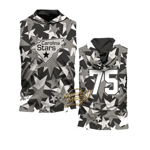 Uniforme de Fútbol 7v7 Elástico y Compresible, de Secado Rápido y Transpirable, Carolina Stars -7v7, Nuevo Modelo Sublimado 7 contra 7, Bajo MOQ - Product Image 4