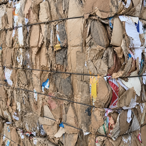 Papel Reciclado de Fibra Corrugada para Reciclaje en Fábricas de Pulpa, 100% Cartón, Fardos de Desechos, Clasificación y Exportación, Empaque de Fardos - Product Image 5