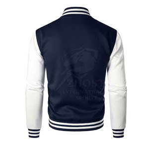 Stylish Casual <b>Letterman</b> <b>Jacket</b> for Streetwear Durable Lightweight <b>Letterman</b> <b>Jacket</b> for Daily Use - Product Image 3