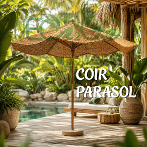 Outdoor Waterproof Coir Parasol Coconut Fiber Eco Friendly Garden Beach <b>Umbrella</b> for Outdoor Furniture Vietnam - Product Image 6