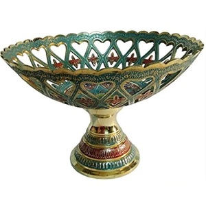 Bol de service moderne pour chocolats, dattes et fruits sucrés – Nouveau design tendance pour desserts aux fruits – Bol en métal – Fournisseur d'Inde - Product Image 4