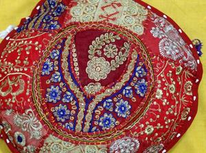 Almohada de suelo Boho Cojín de suelo redondo Funda de cojín de meditación Funda hecha a mano - Product Image 2