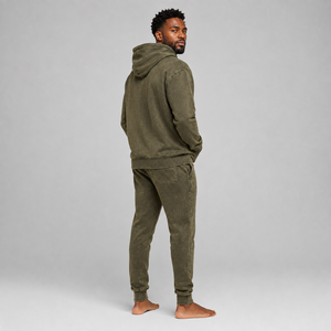 Survêtement homme personnalisé effet usé, en matière douce, design moderne, coupe confortable, couleurs personnalisables et finitions premium - Product Image 5