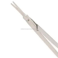 Ciseaux corneaux Aebli, kit chirurgical ophtalmique microchirurgical, ciseaux chirurgicaux de précision à bout arrondi en acier inoxydable