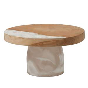 Resin Finishing Wooden <b>Cake</b> Stand Fruits <b>Cake</b> <b>Server</b> Round <b>Cake</b> Serving Stand Resin and Wood for Wedding and Birthday Parties - Product Image 6
