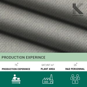 Tela de Sarga Elástica de Algodón y Spandex 305GSM con Acabado Piel de Durazno para Ropa Masculina, Material Textil para Sudaderas, Directo de Fábrica, OEM, ODM - Product Image 5