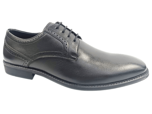 Chaussures habillées formelles pour hommes en PU noir, à bout fermé, à lacets, avec coussin d'air, antidérapantes, semelle extérieure en caoutchouc, pour le bureau et la carrière, toutes saisons - Product Image 5