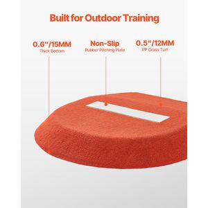 Portatile # 1 Pezzo di Mound per Lancio da Softball per Allenamento Indoor e Outdoor - Product Image 3
