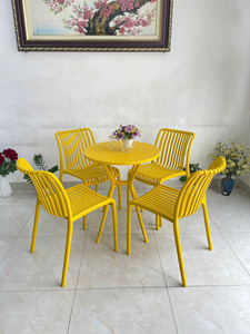 Heavy Duty Plastic <b>Chair</b> with Easy Clean Surface and Stable Design for Indoor and <b>Outdoor</b> Applications - Product Image 6
