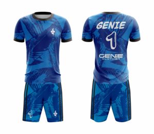 Camisetas de Fútbol Personalizadas, Camiseta de Portero para Hombre, Manga Corta, Secado Rápido, Uniforme de Fútbol, Pantalones Cortos de Fútbol para Entrenamiento - Product Image 1