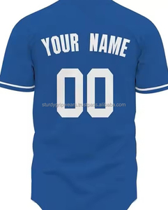 Maillot de baseball OEM de haute qualité Logo personnalisé Nouveau design Maillots de softball respirant Ensemble de vente en gros pour hommes - Product Image 3