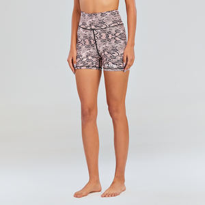 Shorts de détente taille mi-haute, coupe régulière, en tissu imperméable et respirant, teint uni, pour la maison, le sommeil et le confort quotidien - Product Image 1