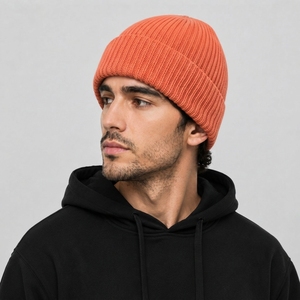 Custom Plain Winter <b>Beanie</b> <b>Hat</b> for <b>Men</b> Stretch Knit Warm Soft Casual Outdoor Sports Fashion Headwear Manufacturer - Product Image 4