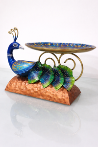 Artisanat métallique, décoration d'intérieur, pièce décorative de table, composants métalliques découpés et façonnés à la main, élégants éléments métalliques courbés, Diwali - Product Image 2