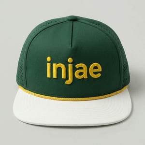 Gorra de golf snapback personalizada de 5 paneles con visera plana, bordado plano, corona estructurada, OEM ODM, proveedor de gorras con MOQ bajo - Product Image 1