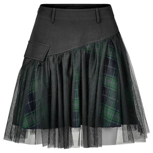 2026 High Sell Women's Gothic Skirts <b>Mini</b> Plaid Skirt High Waist A-Line Party Custom Handmade Oem Odm - Product Image 1