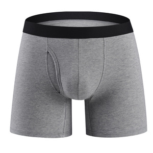 Calzoncillos Boxer de Punto Jersey para Hombre, Ropa Interior Elástica y Transpirable, Ligera, Cómoda, con Cintura Elástica, para Uso Diario - Product Image 1