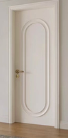 Portes intérieures en bois massif au design moderne et élégant pour villa, chambre à coucher et autres pièces