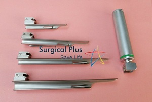 Set de Laringoscopio de Fibra Óptica con 5 Hojas Miller y 4 Hojas Macintosh, Hojas de Acero Inoxidable para Anestesia y ORL, Fibra Óptica Quirúrgica - Product Image 5